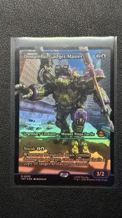 2026 MTG TMNT - Donatello, Gadget Master Showcase Foil Mythic 0283 TMT - Image 1