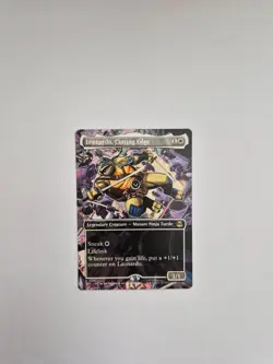 MTG: Teenage Mutant Ninja Turtles - Leonardo, Cutting Edge #211 - Borderless - Image 1