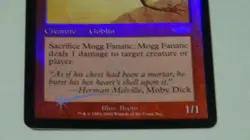 Mogg Fanatic Creature Goblin Magic the Gathering Brom excellent - Image 3