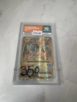 Pokemon TCG M Charizard Ex Evolutions Full Art #101 Ace 10 - Image 1