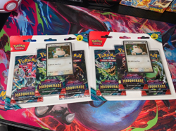 x2 Sealed Pokemon Twilight Masquerade 3 Pack Blister (Snorlax) – New & Sealed - Image 1