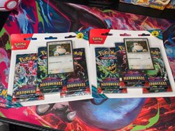 x2 Sealed Pokemon Twilight Masquerade 3 Pack Blister (Snorlax) – New & Sealed - Image 2