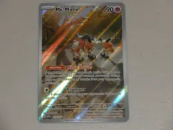 2023 Pokemon Scarlet & Violet 151 MEW RARE Illustration #179 Mr Mime HOLO IR - Image 1