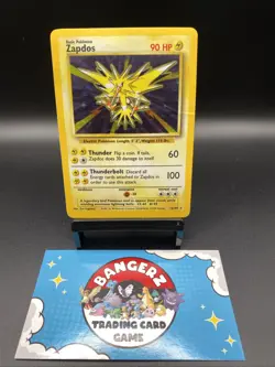 Zapdos 16/102 Base Set Pokemon Holo Unlimited - Image 1
