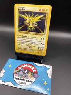 Zapdos 16/102 Base Set Pokemon Holo Unlimited - Image 2