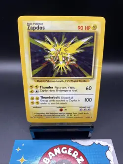 Zapdos 16/102 Base Set Pokemon Holo Unlimited - Image 4