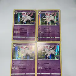 Pokemon TCG 4x Sylveon Pokemon GO 035/078 Holo Rare Mint Playset - Image 2