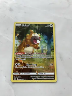 Pokemon TCG Bidoof Crown Zenith: Galarian Gallery 2023 Holo Rare #GG29/GG70 - Image 2