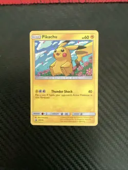 Pikachu SM206 Holo Promo Black Star Promo Sun & Moon Pokemon Card - NM - Image 1