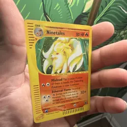 Pokemon Ninetales Expedition Base Set Holo Rare 80 HP 021/165 Reverse Holo - Image 2