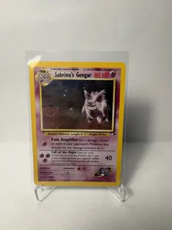 Pokemon Gym Heroes Unlimited Sabrina's Gengar 14/132 Holo Rare - Image 1
