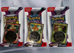(Set of 3) Pokemon Paldea Evolved Checklane Blister Booster Packs - Sealed - Image 1