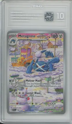 2024 Pokemon Scarlet & Violet Temporal Forces #178 Metagross Gem Mint TAG 10 - Image 1