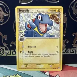 Totodile Delta Species 67/101 Ex Dragon Frontiers Pokemon TCG Common NM - Image 1