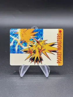 Zapdos Variant Holo Pokemon Vintage Pocket Monsters Vending Prism Sticker 15 - Image 1