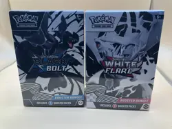 Pokemon TCG Scarlet and Violet Black Bolt/ White Flare Booster Bundle 1 of Each - Image 1