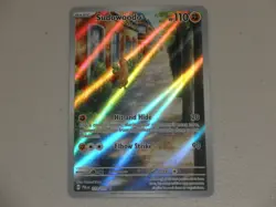 2023 Pokemon S&V Paldea Evolved RARE Illustration #219 Sudowoodo HOLO IR - Image 1