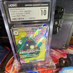 Pokemon Iono's Bellibolt ex 114/100 Japanese Battle Partners CGC 10 Super Rare … - Image 3
