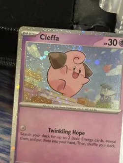Pokemon TCG Cleffa Cosmo Holo Triple Swirls Black Star Promo #95 - Image 4