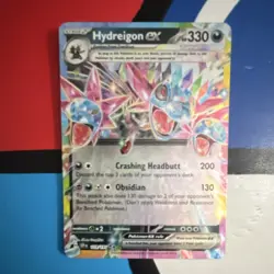 Pokemon Hydreigon ex SV11W White Flare Double Rare Full Art Holo 062/086 330 HP - Image 1