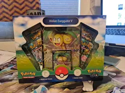 Pokemon Go TCG Alolan Exeggutor V Box Set 4 Booster Packs NEW + Free Shipping 820650850547 - Image 1