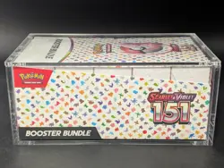 Pokemon 151 SV3.5 Booster Bundle Display Factory Sealed Case W/Acrylic Case - Image 4