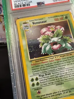 2000 POKEMON PROMO BLACK STAR #13 VENUSAUR-HOLO PSA 8 + GUARD INCLUDED - Image 3