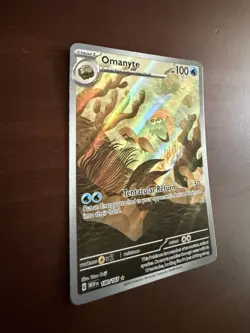 Pokemon Omanyte 180/165 Sv: Scarlet & Violet 151 Holo - Illustration Rare - Image 2