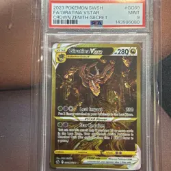 2023 Pokemon SWSH FA/Giratina VStar Crown Zenith Secret #GG69 PSA 9 MINT - Image 1