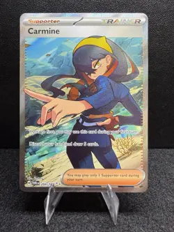 Pokemon Carmine 204/167 Sv06: Twilight Masquerade Ultra Rare Trainer Holo - Image 1