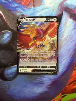 Ho-Oh V - Silver Tempest - Ultra Rare 140/195 Near Mint Pokemon TCG NM - Image 1