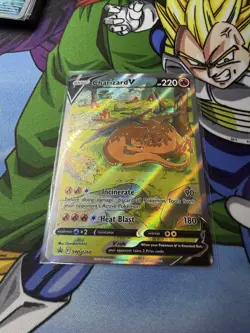 Charizard V Pokemon Sword Shield Promo SWSH260 Full Art SWSH - Image 1