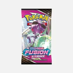 Pokemon TCG Sword & Shield Fusion Strike Booster Loose Pack – 1 Random Pack –NEW - Image 1