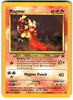 Magmar MP 44/53 Pokemon WoTC Promo - Image 1