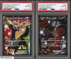PSA 10 Xerneas EX & Yveltal EX Super Legend Set Consecutive Set Pokemon Japanese - Image 1