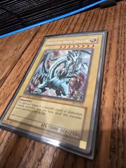 Yu-Gi-Oh TCG Blue-Eyes White Dragon BPT-003 Secret Rare Limited Edition HP - Image 1