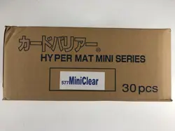 KMC HYPER MAT MINI SERIES SLEEVES CASE! 30 PACKS! - CLEAR! YUGIOH - Image 1