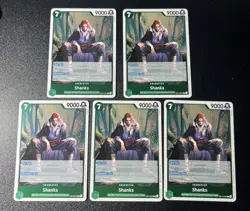 Shanks Foil OP14-027 The Azure Sea's Seven One Piece (Playset) English/NM X5 - Image 1