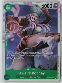 Jewelry Bonney (026) OP07-026 One Piece 500 Years in the Future Super Rare NM - Image 1
