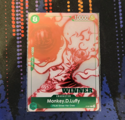 Monkey D. Luffy RARE WINNER PROMO ALT ART P-061 ONE PIECE TCG NEAR MINT NM - Image 1