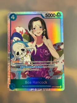 One Piece: Boa Hancock OP01-078 Super Rare Foil NM - Image 1