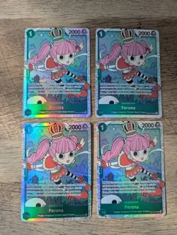 Perona OP12-034 Legacy of the Master SR Playset Dracule Mihawk Green Zoro OPTCG - Image 1