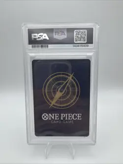 2025 ONE PIECE OP11 #005 A FIST OF DIVINE SPEED LUFFY TAROU SP ALT ART PSA 9 - Image 2