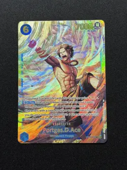 Portgas.D.Ace Alt Art OP13-119 SEC - Carrying on His Will One Piece ENGLISH - Image 1