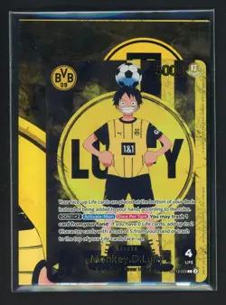 2025 ONE PIECE PROMOS BVB X ONE PIECE MATCH DAY 2025 #003 MONKEY D. LUFFY SEALED - Image 1