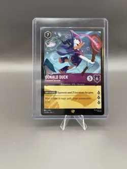 Lorcana Donald Duck-Flustered Sorcerer Legendary 73/204 - Image 1