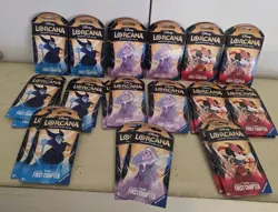 Disney Lorcana First Chapter Sleeved Booster Pack Lot of 30 Packs - Image 1