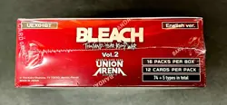 ENGLISH Union Arena UEX01BT BLEACH Thousand-Year Blood War Vol. 2 Booster Box - Image 2