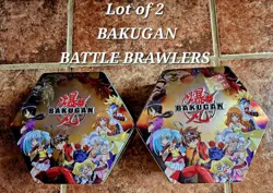 Bakugan Battle Brawlers Lot Of 2 🔥 Bakugan , 22 Cards 6 balls & Collectors Tin - Image 1