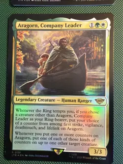 MTG Magic Lord of the Rings Tales of Middle-Earth Promo Cards Set of 4 FOIL - Image 5